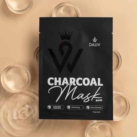 Mặt nạ Daliv Than hoạt tính dưỡng ẩm, sạch sâu 27g