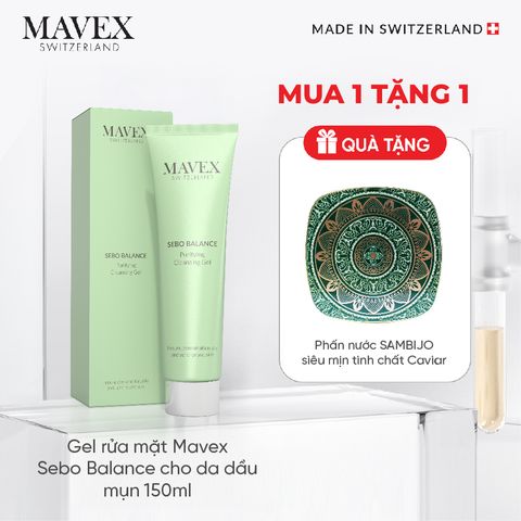 Gel rửa mặt Mavex Sebo Balance cho da dầu mụn 150ML