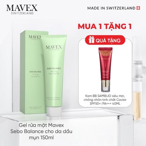 Gel rửa mặt Mavex Sebo Balance cho da dầu mụn 150ML