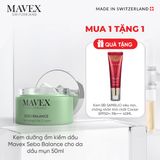 Kem dưỡng ẩm kiềm dầu Mavex Sebo Balance cho da dầu mụn 50ML