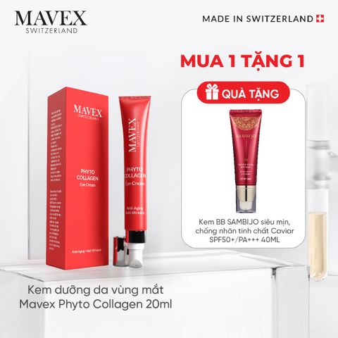 Kem dưỡng da vùng mắt Mavex Phyto Collagen giảm dấu hiệu lão hoá và nếp nhăn 20ML