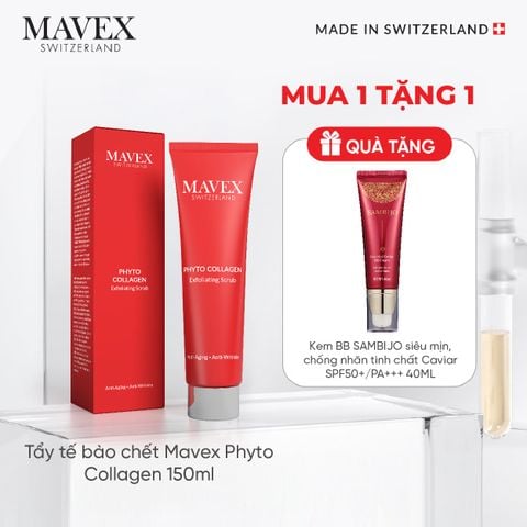 Tẩy tế bào chết Mavex Phyto Collagen giảm dấu hiệu lão hoá và nếp nhăn 150ML