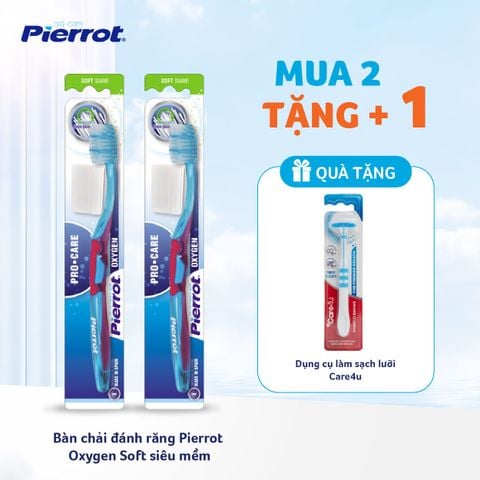 Bàn chải đánh răng Pierrot Oxygen Soft siêu mềm