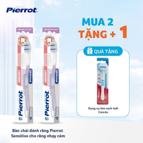Bàn chải đánh răng Pierrot Sensitivity cho răng nhạy cảm