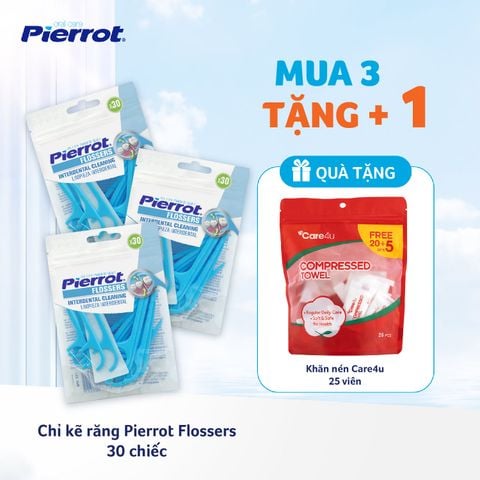 Chỉ kẽ răng Pierrot Flossers 30 chiếc