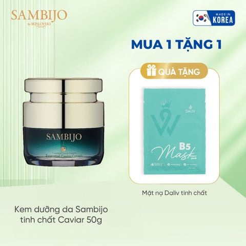 Kem dưỡng da SAMBIJO chống nhăn, phục hồi da tinh chất Caviar 50g