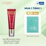 Kem BB SAMBIJO siêu mịn, chống nhăn tinh chất Caviar SPF50+/PA+++ 40ML