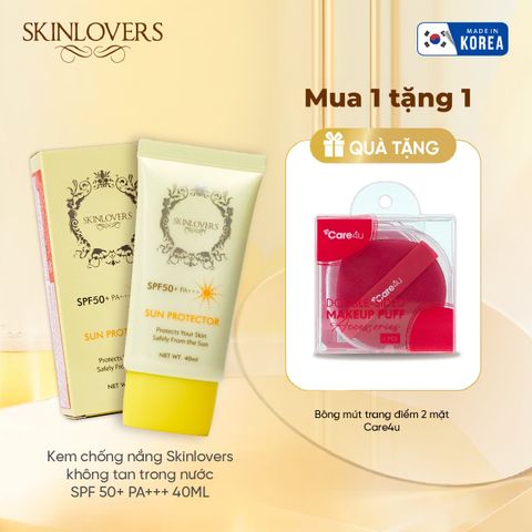 Kem chống nắng Skinlovers không tan trong nước SPF 50+ PA+++ 40ML