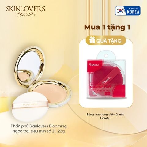 Phấn phủ Skinlovers Blooming ngọc trai siêu mịn số 21_22g