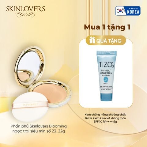 Phấn phủ Skinlovers Blooming ngọc trai siêu mịn số 23_22g