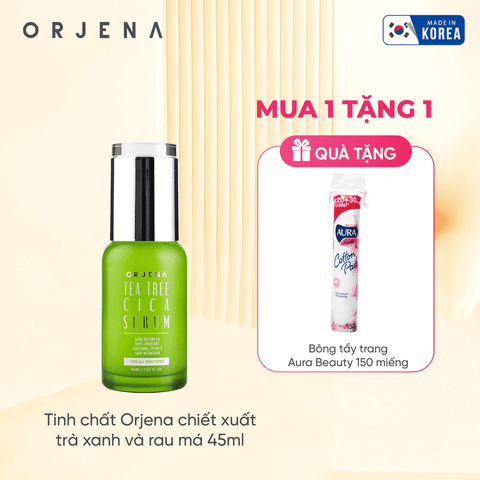 [Tặng BTT Aura] Tinh chất Orjena chiết xuất trà xanh và rau má làm dịu da 45ML