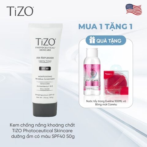 Kem chống nắng khoáng chất TiZO Photoceutical Skincare dưỡng ẩm có màu SPF40 50g