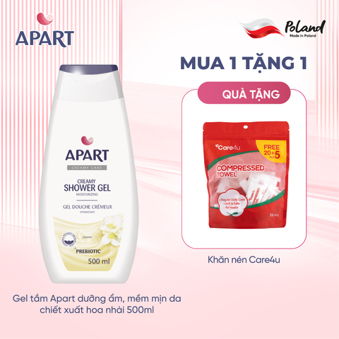 Gel tắm Apart dưỡng ẩm, mềm mịn da chiết xuất hoa nhài 500ML