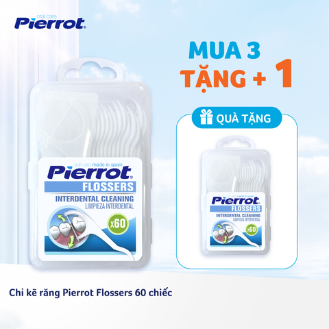 Chỉ kẽ răng Pierrot Flossers 60 chiếc