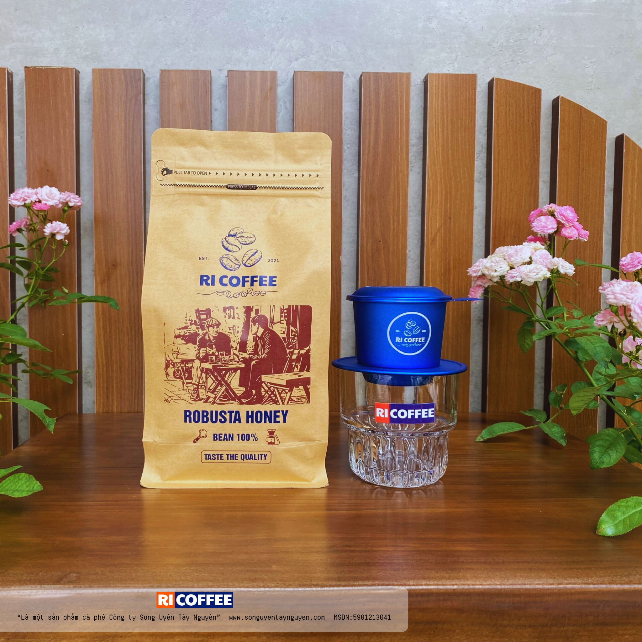 Hạt Robusta Gia Lai Blend 80% RO+20% RA - [RI COFFEE] – Song Uyên Tây ...