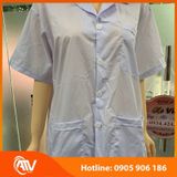  Áo Blouse Màu Trắng ngắn tay 