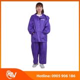  Áo mưa bộ vải dù Polyester tráng PVC 