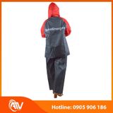  Áo mưa bộ vải dù phối màu 