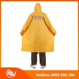  Áo mưa cánh dơi vải dù màu cam 