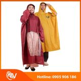  Áo mưa cánh dơi vải dù màu cam 