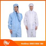  Áo Liền Quần Kẻ Phòng Sạch 