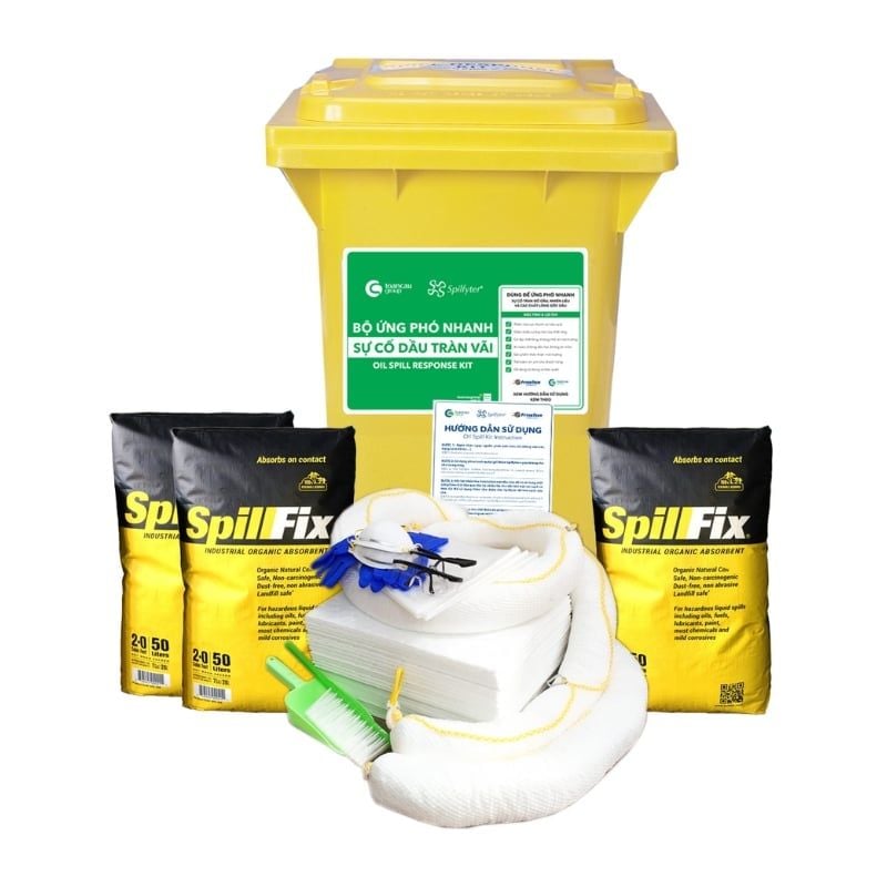  Bộ Ứng Cứu Tràn Dầu Spill Kit 240L 