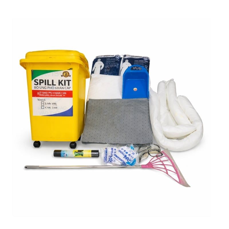  Bộ ứng phó sự cố tràn dầu và hóa chất Spill Kit 60L 