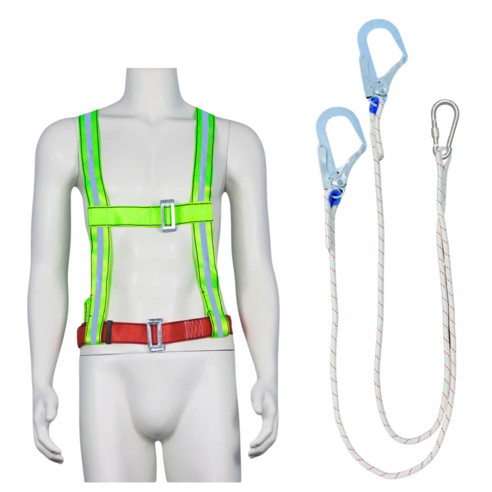  Dây đai bán thân 2 móc sắt dây thừng 
