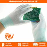  Găng Tay Sợi Carbon Phủ Pu Lòng Bàn Tay 