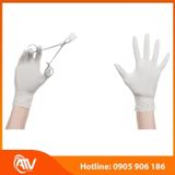  Găng Tay Nitrile Phòng Sạch 9 Inch Màu Trắng 