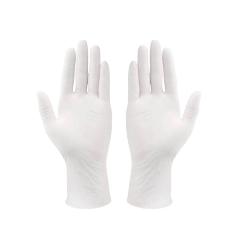  Găng tay Nitrile phòng sạch 9 inch màu trắng 