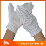  Găng Tay Chống Tĩnh Điện Phủ Hạt Nhựa 1 Chun 