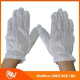  Găng Tay Chống Tĩnh Điện Phủ Hạt Nhựa 1 Chun 