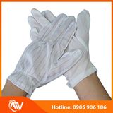  Găng Tay Chống Tĩnh Điện Phủ Hạt Nhựa 1 Chun 