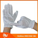  Găng Tay Chống Tĩnh Điện Phủ Hạt Nhựa 1 Chun 
