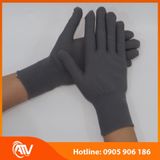  Găng Tay Sợi Polyester Màu Xám 