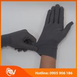  Găng Tay Sợi Polyester Không Phủ Màu Xám 