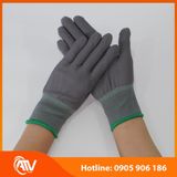  Găng Tay Sợi Polyester Không Phủ Màu Xám 