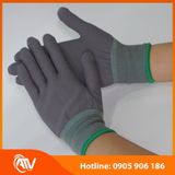  Găng Tay Sợi Polyester Màu Xám 