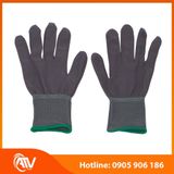  Găng Tay Sợi Polyester Không Phủ Màu Xám 