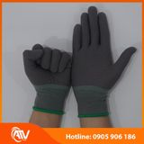  Găng Tay Sợi Polyester Màu Xám 