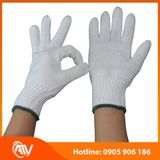  Găng Tay Sợi Len Trắng 60gr 