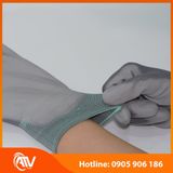  Găng Tay Sợi Polyester Phủ PU Bàn Tay Màu Xám 