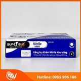  Găng Tay Y Tế Không Bột Nitrile Supérieur Màu Trắng 