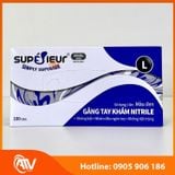  Găng Tay Y Tế Không Bột Nitrile Supersieur Màu Đen 
