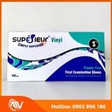  Găng Tay Thực Phẩm Không Bột Vinyl Supérieur 