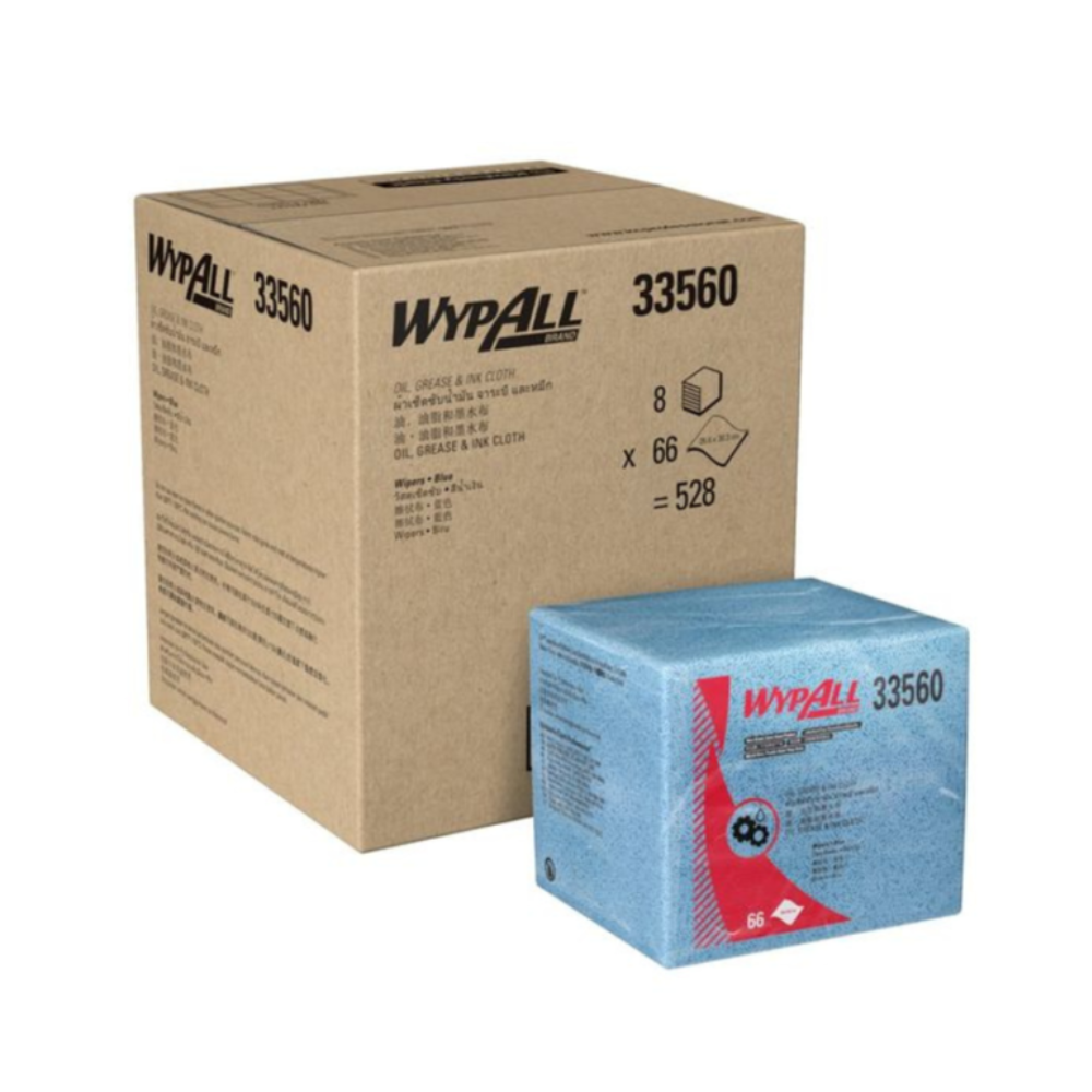  Giấy lau thấm dầu trong WYPALL OIL/GREASE QF
BLUE WIPERS 