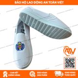  Giày Vải Xỏ Asia màu trắng 