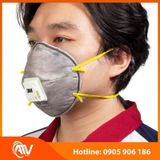  Khẩu trang lọc bụi hơi hữu cơ 3M 9914K 