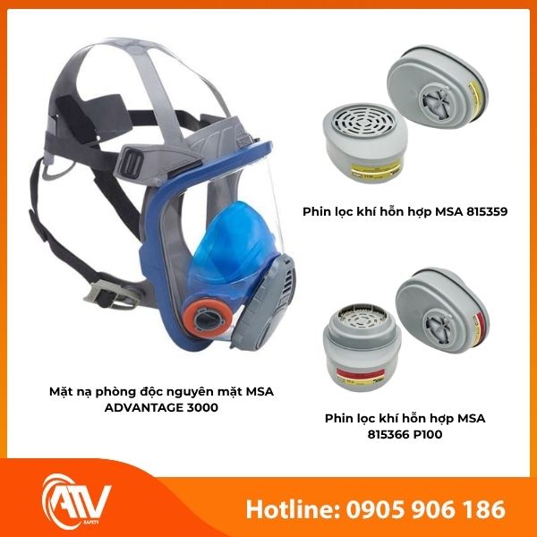  Phin lọc khí hỗn hợp MSA 815366 P100 